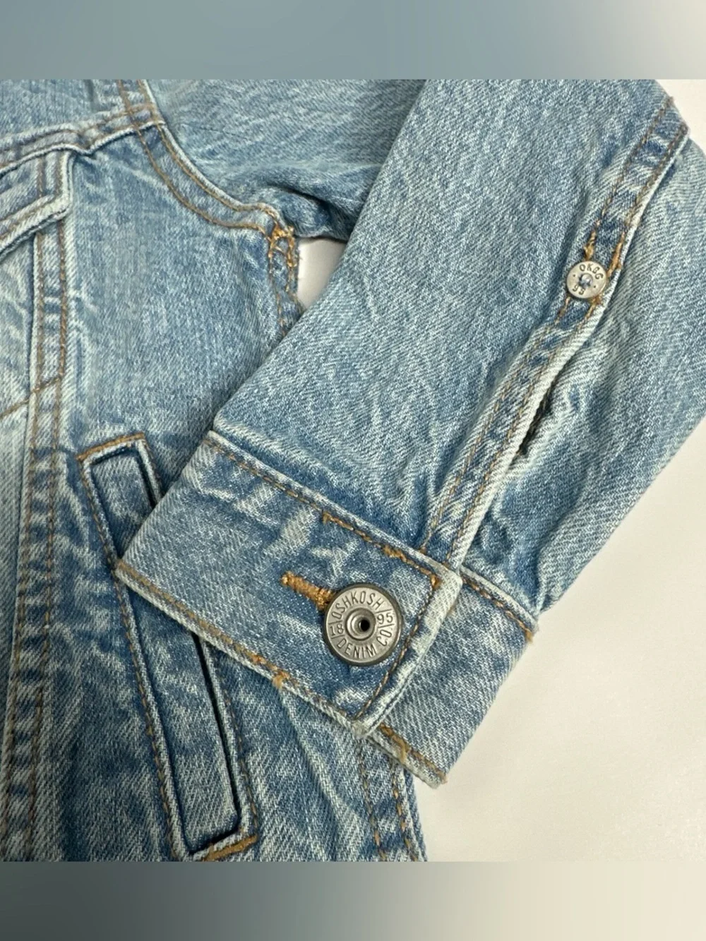 OshKosh B’gosh Girls Denim Jean Jacket Size 5/5A